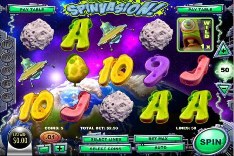 Game Features and Bonus Rounds Alien Spinvasion Slots